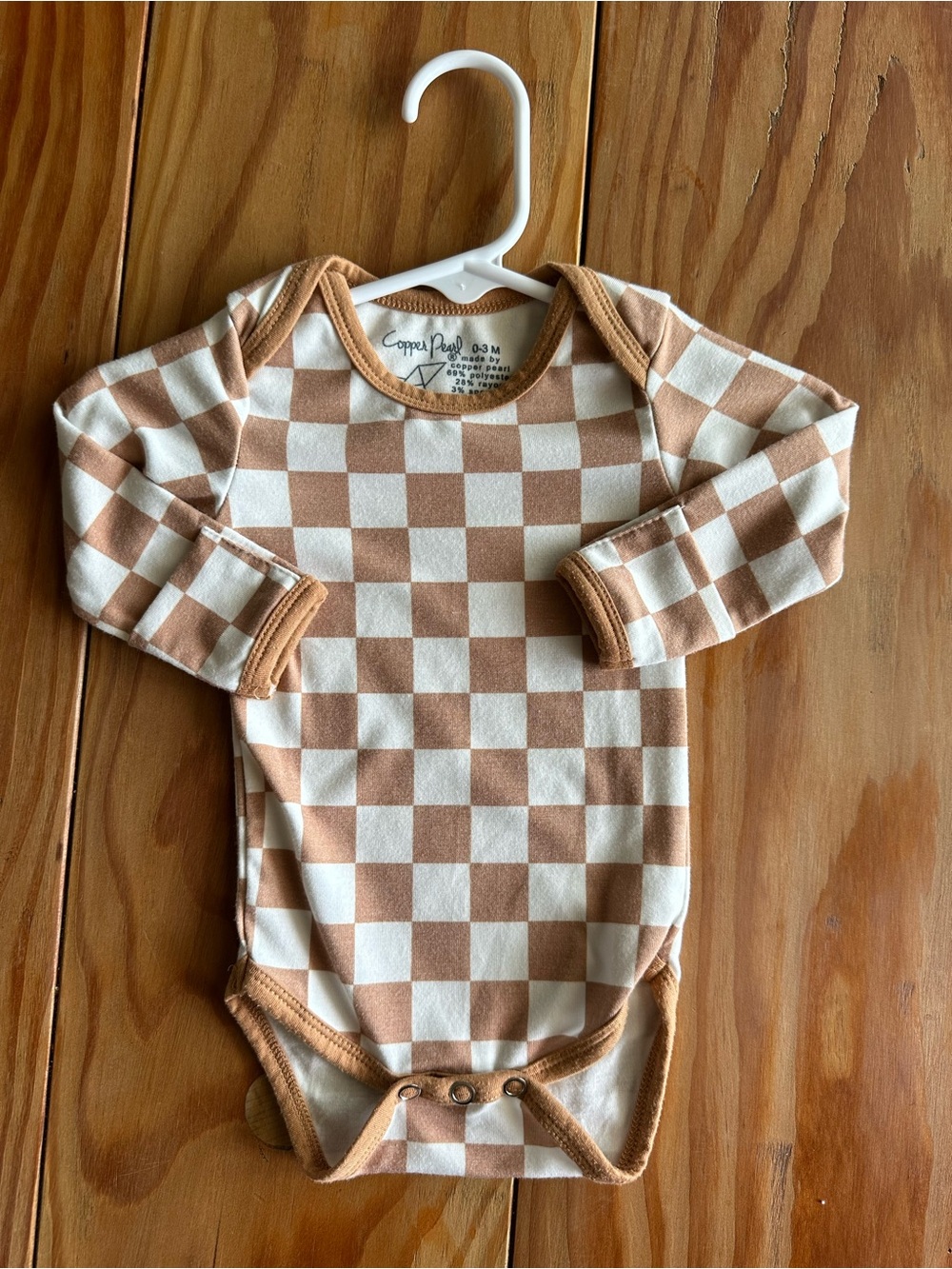 Cloud Island & Copper Pearl Baby Clothing Bundle – Size 0–3 Months (6 Pieces)